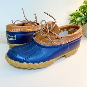 Vintage L.L Bean Womens Rubber Moc Duck Boots Size 7